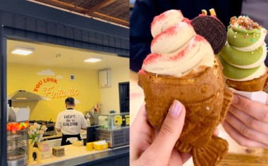 Japonská zmrzlina v kornoutku ve tvaru ryby: Sladkost taiyaki vyrábí v Praze mladý vietnamský pár