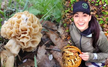 Šumavská houbička na lovu smržů: Může růst i u známé byliny, že je objevím ve sněhu jsem nečekala 